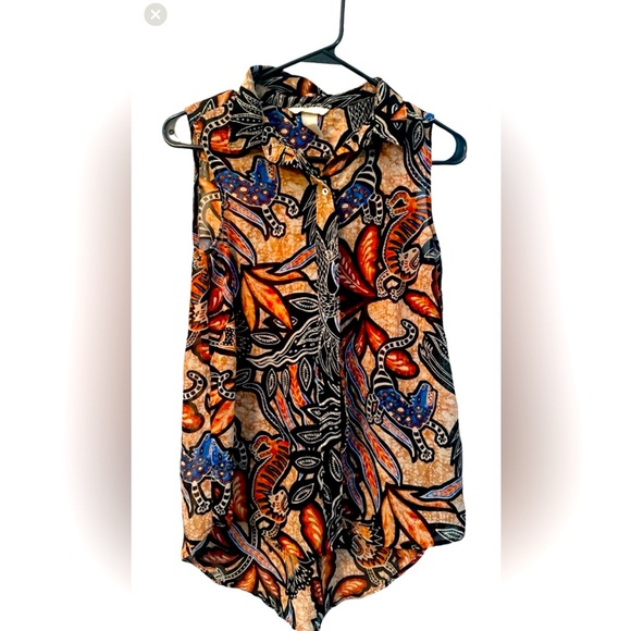 H&M tank top blouse  women size 4 - Picture 1 of 4